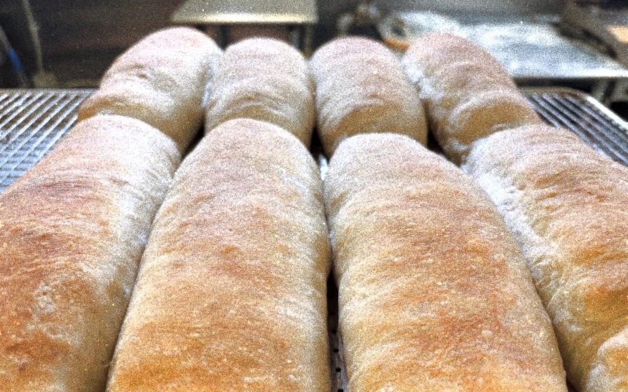Prepared pizza dough